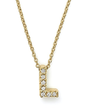 Love Letters "L" Yellow Gold Pendant