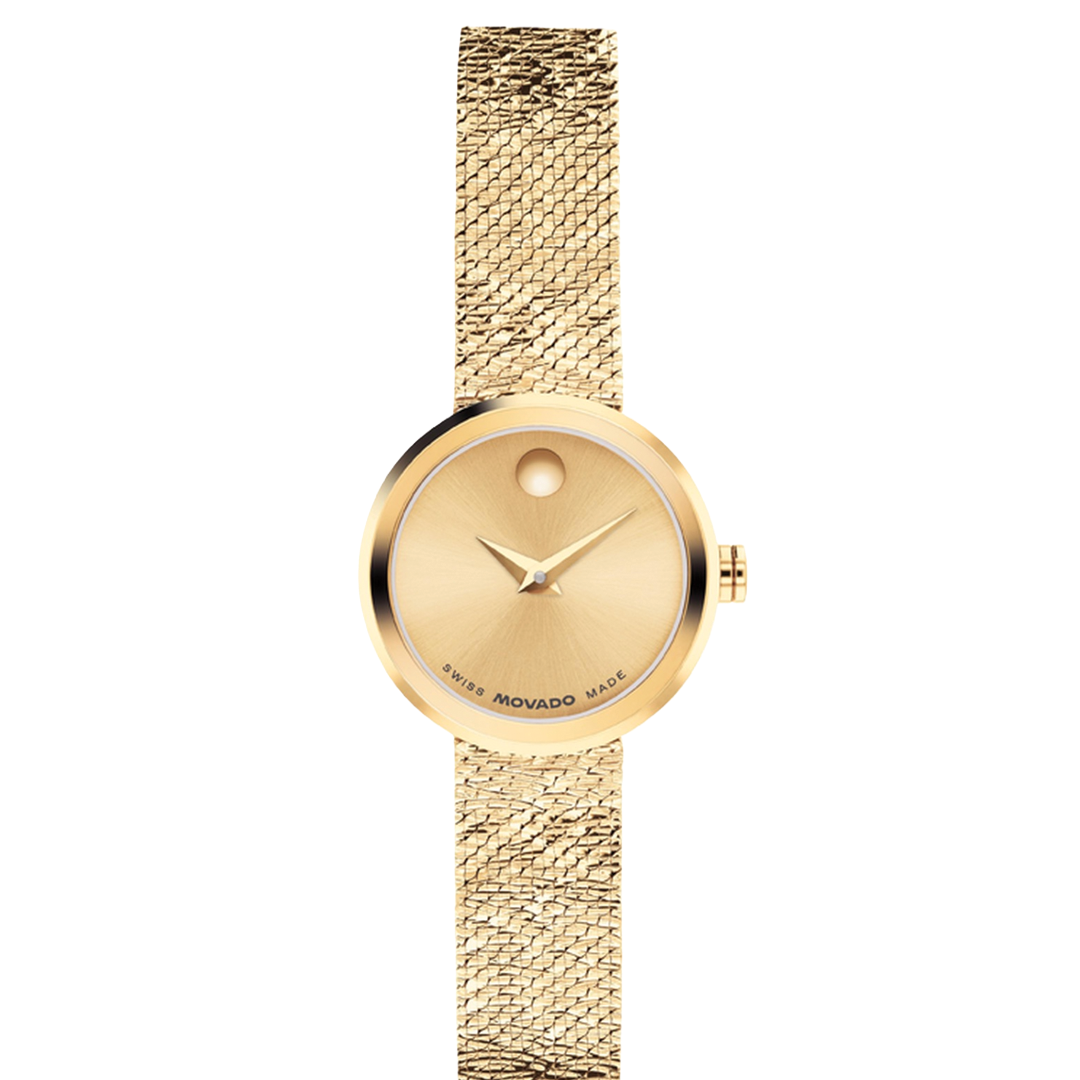 21mm Museum Velura with Gold Tone Dial