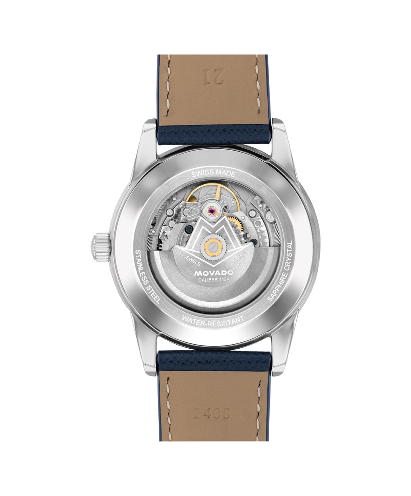 40mm Museum Taga Watch with Blue Dial