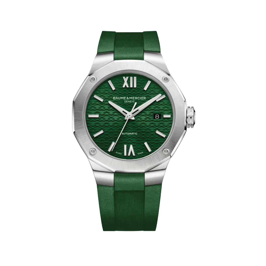 42mm Riviera Watch with Green Dial and Strap