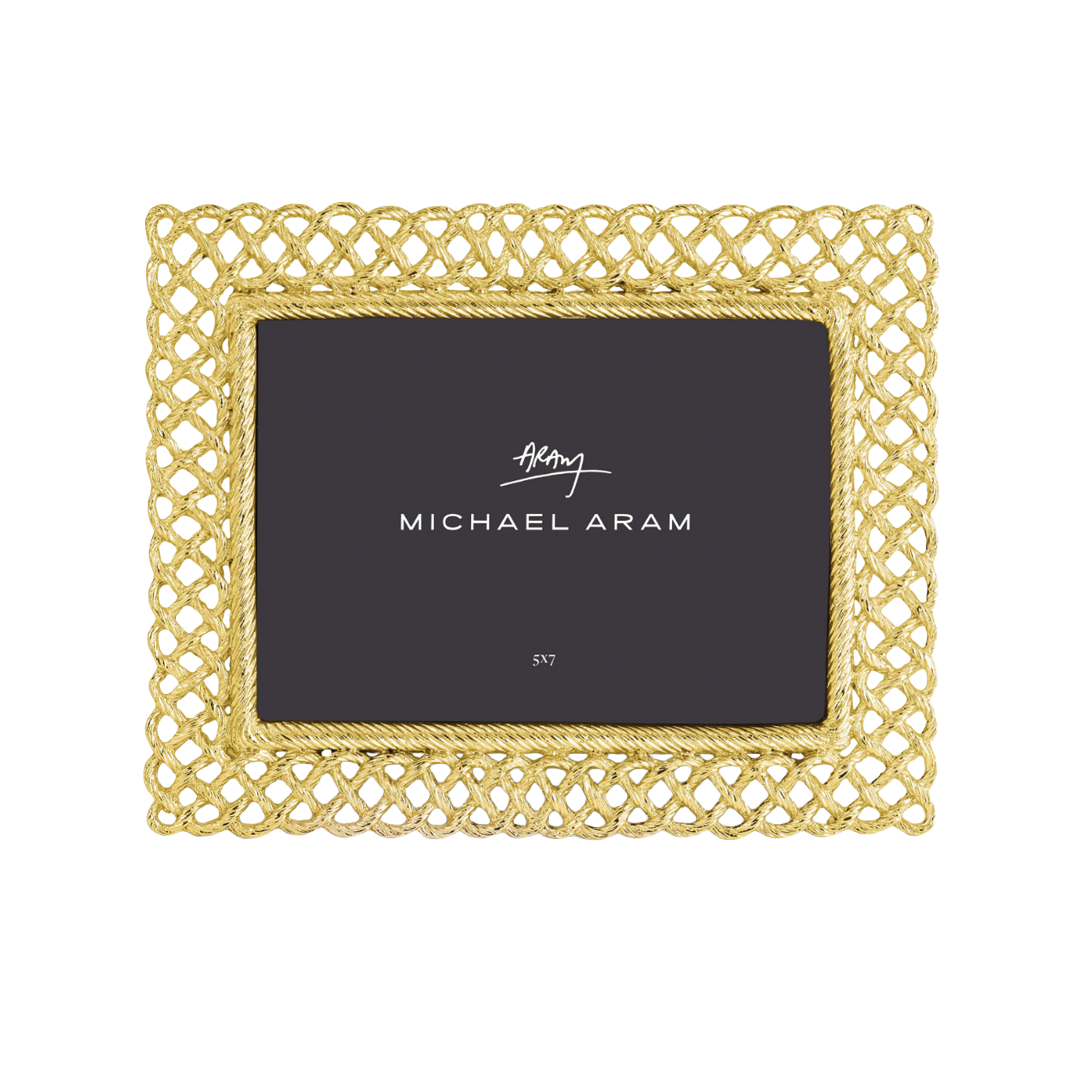 Michael Aram 5 X 7 Gold Love Knot Frame