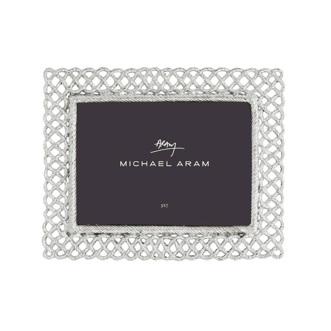 Michael Aram 5 X 7 Silver Love Knot Frame
