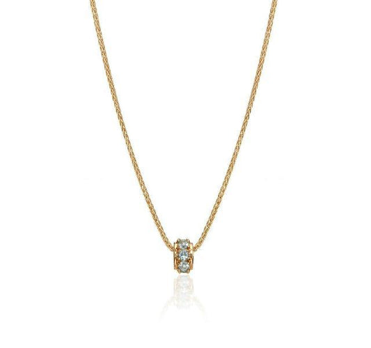 Mother's Rondelles Collection Aquamarine Rondelle