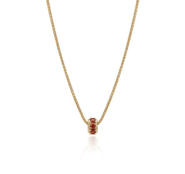 Mother's Rondelles Collection Garnet Rondelle