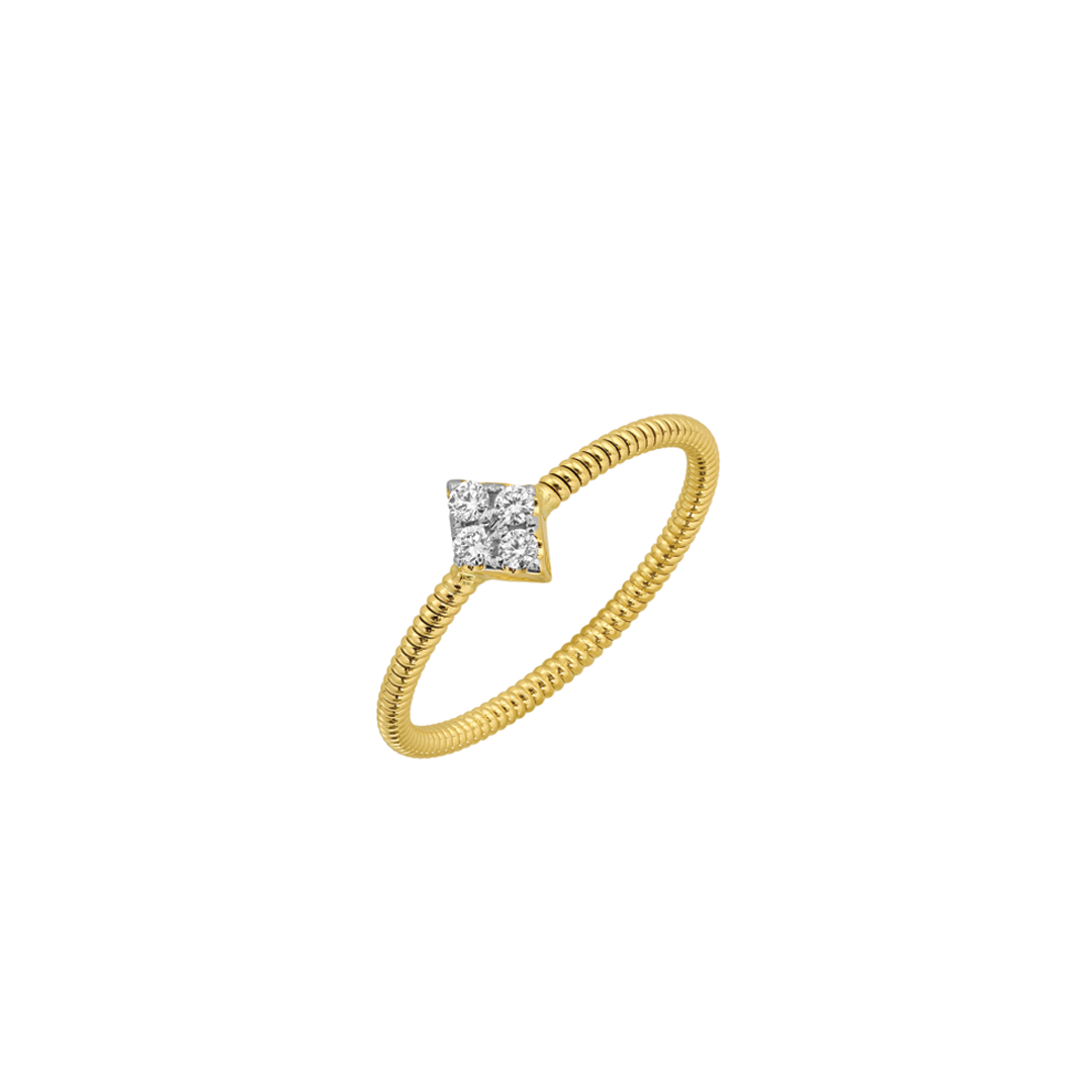 4-Diamond Cluster Ring