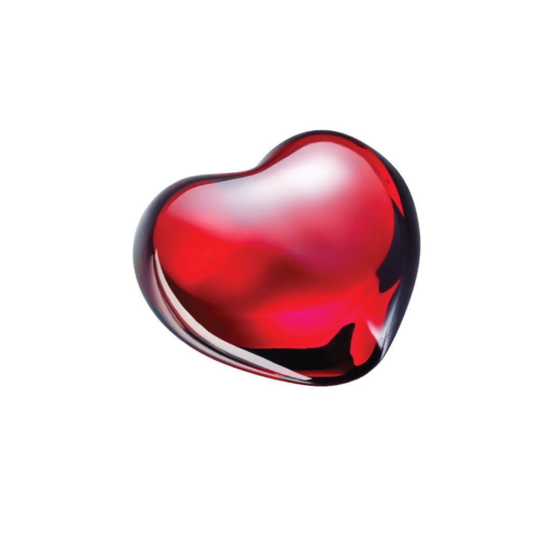 Baccarat Red Amor Heart