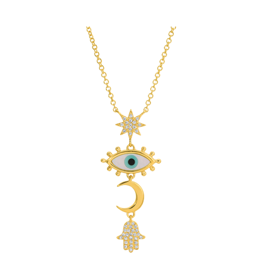 Stacked Symbol Necklace
