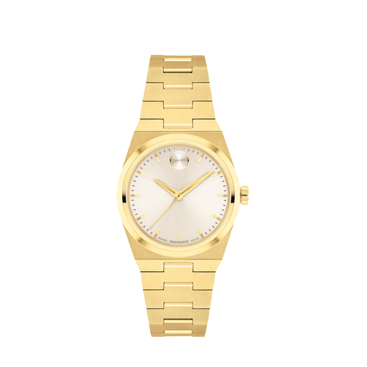 28mm Mini Bold Quest Watch with Champagne Metallic Dial