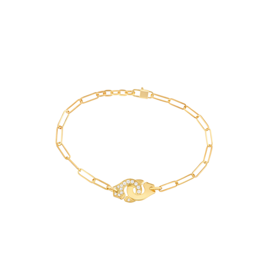 Menottes R10 Bracelet with Diamonds