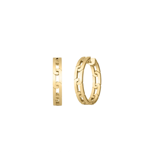 25mm Navarra Hoop Earrings