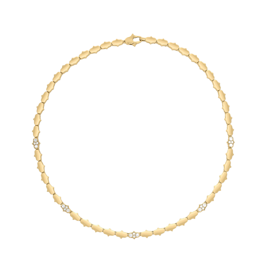 Cobra Diamond Collar Necklace