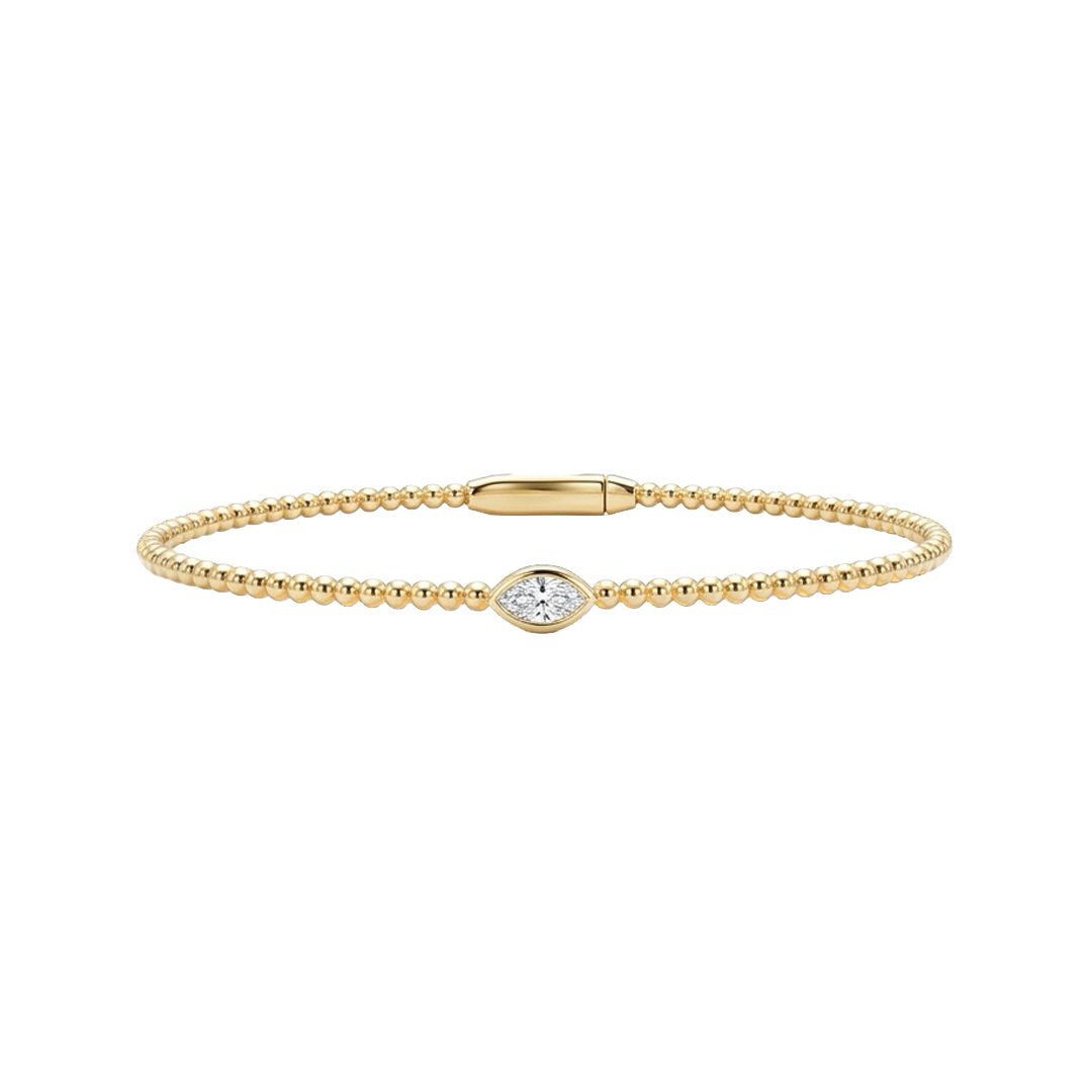 Diamond Flex Bead Bracelet