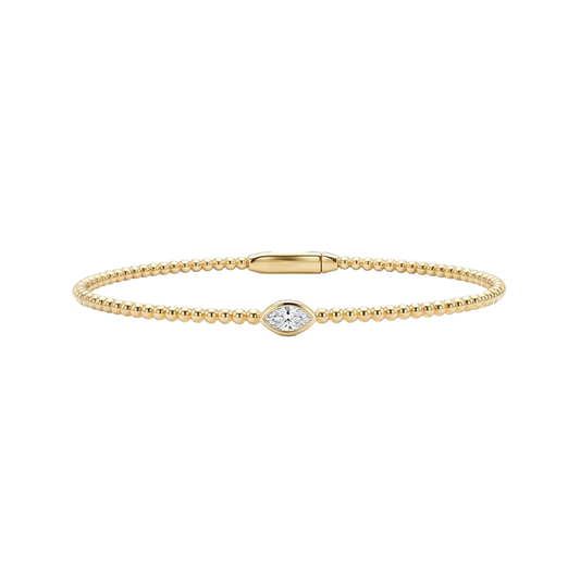 Diamond Flex Bead Bracelet