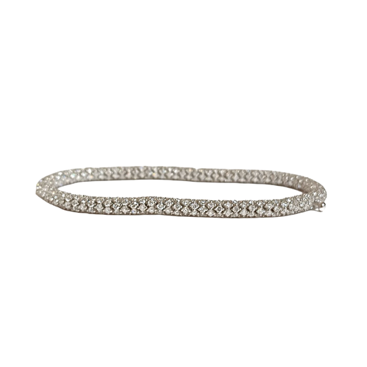 Diamond Round Mesh Bracelet