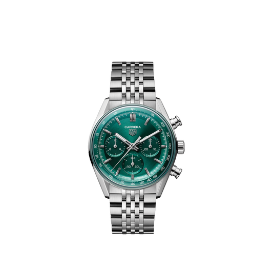 41mm Carrera Chronograph Green Dial