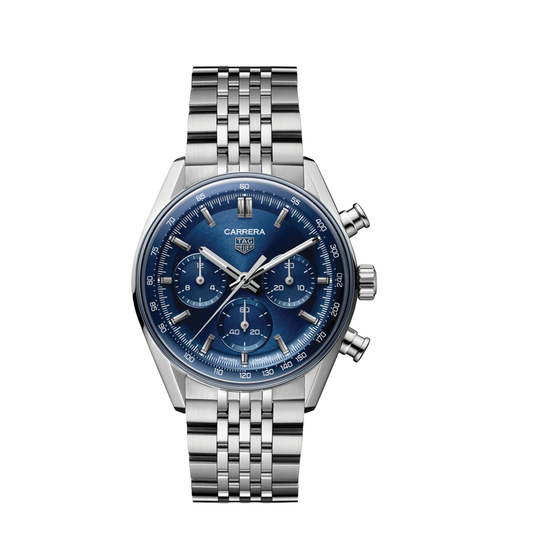 41 mm Chronograph with Blue Dial