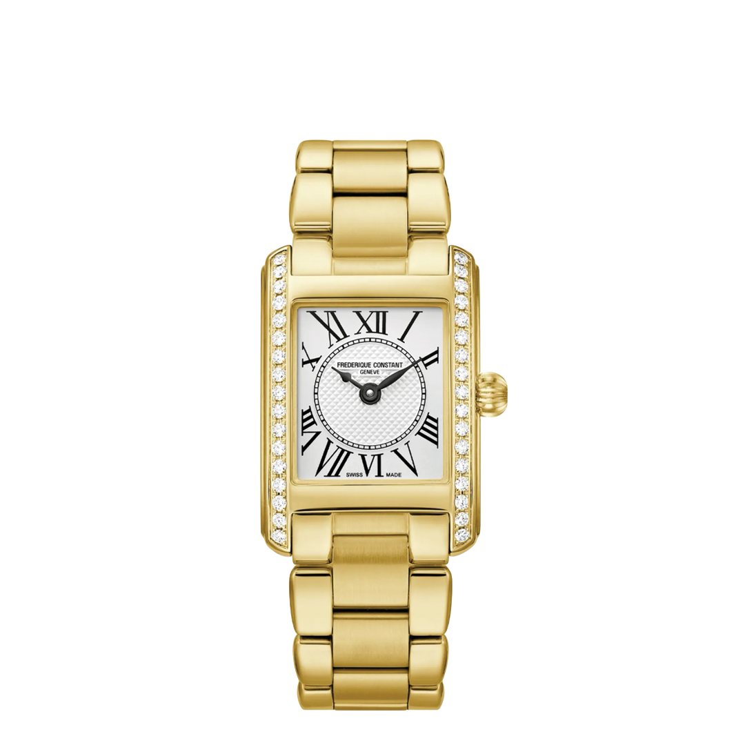 Ladies Diamond Classics Carree Watch in Yellow Gold