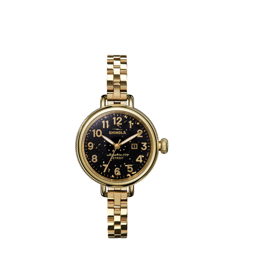 Birdy 34 mm with Black Flake Dial Gift Set