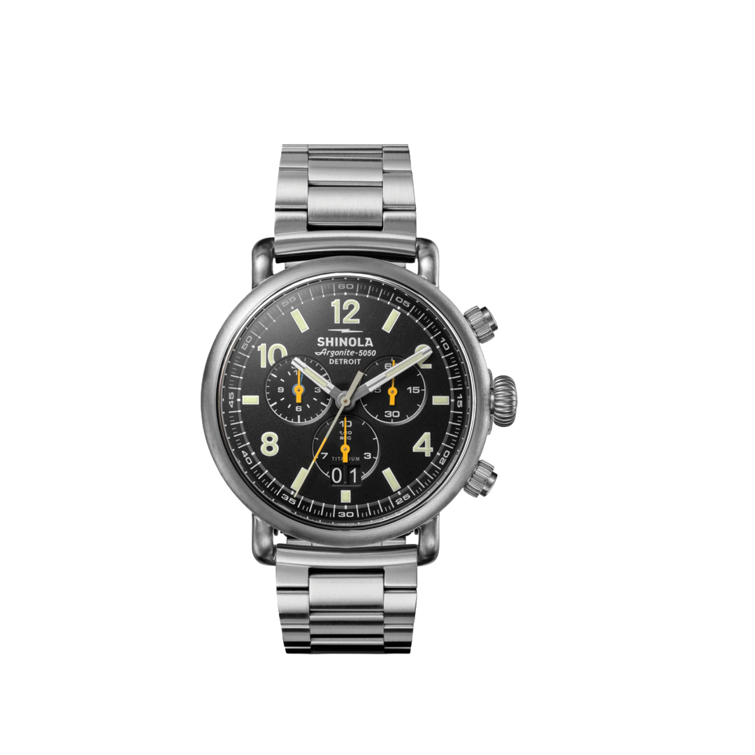 Runwell 42mm Titanium with Black Dial Gift Set