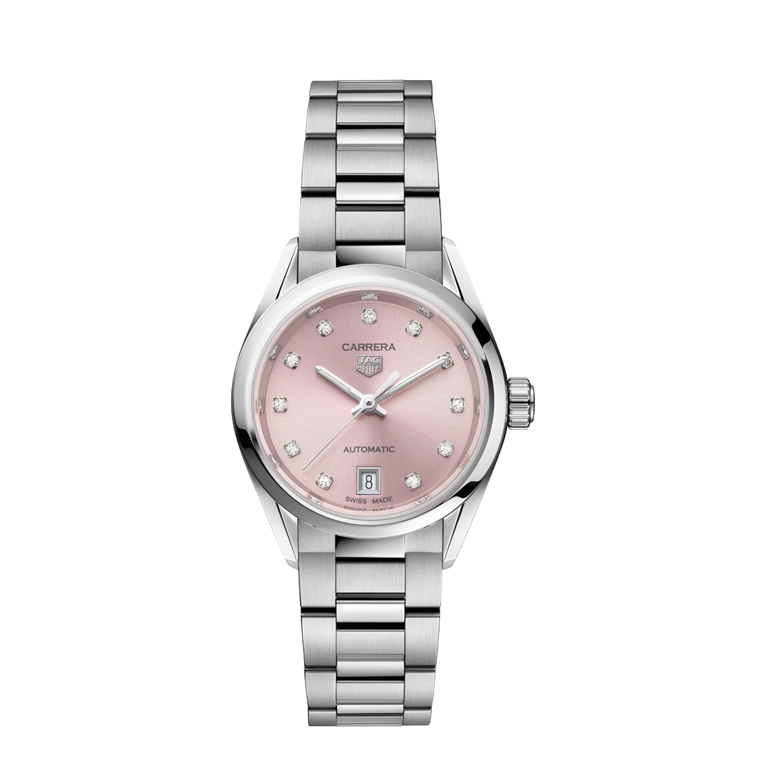 29mm Carrera Women's Watch with Pink Dial