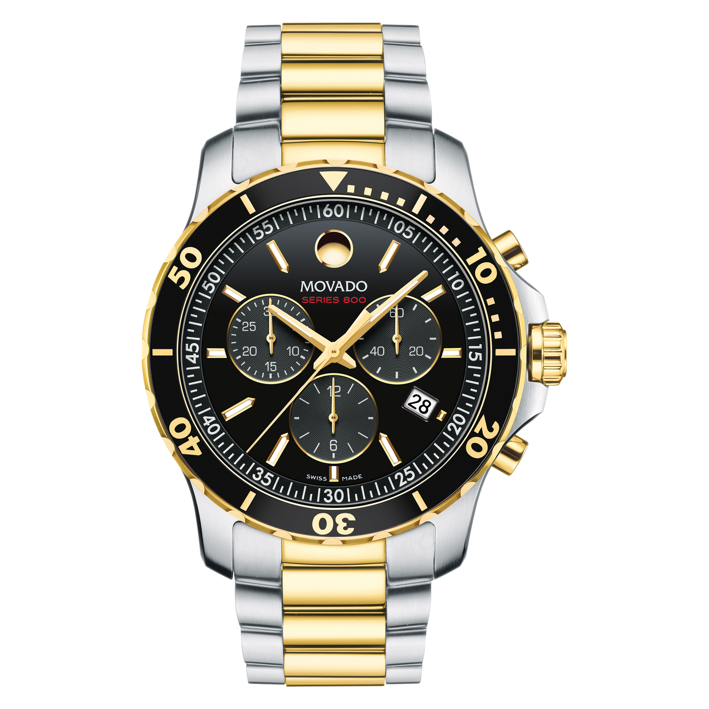 42mm Series 800 with Black Chronograph Dial