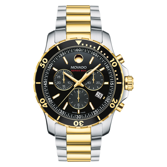 42mm Series 800 with Black Chronograph Dial