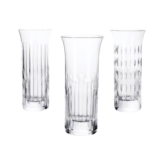 Baccarat Flora Bud Vases, Set of 3