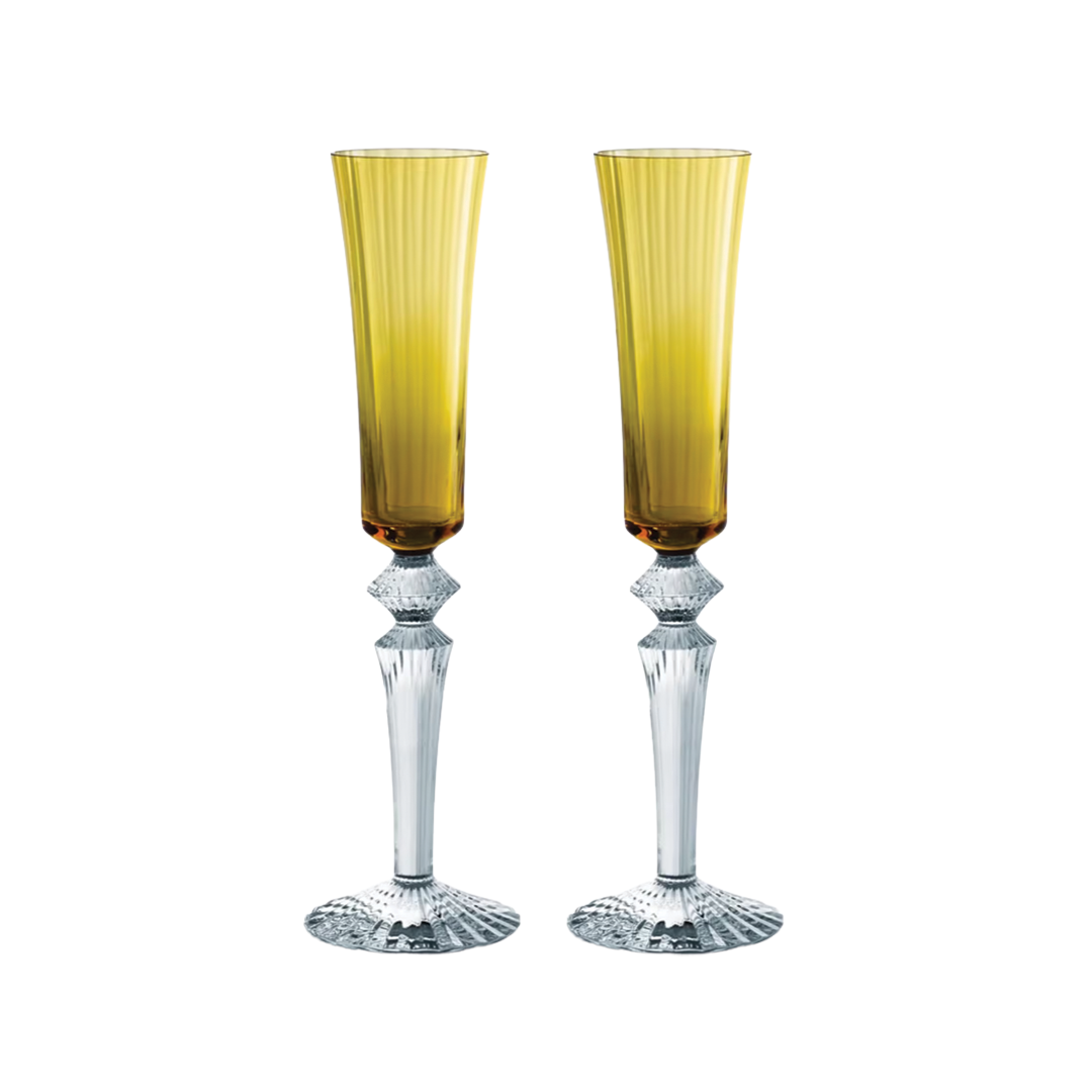 Baccarat Mille Nuits Flutissimo Champagne Flute Set