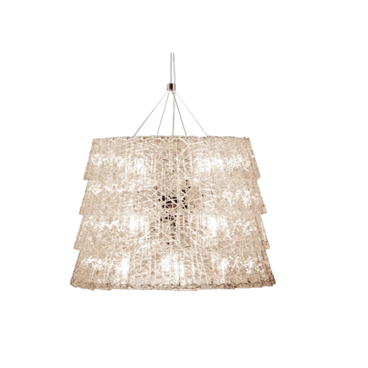 Baccarat Tuile de Cristal Chandelier Frozen, Medium