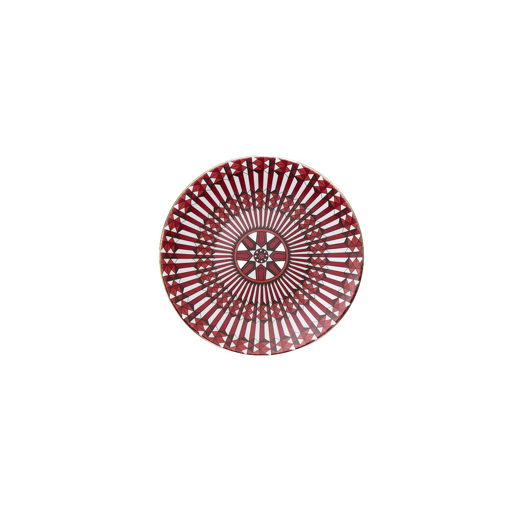 Baccarat Arcadia Red Bread Plate