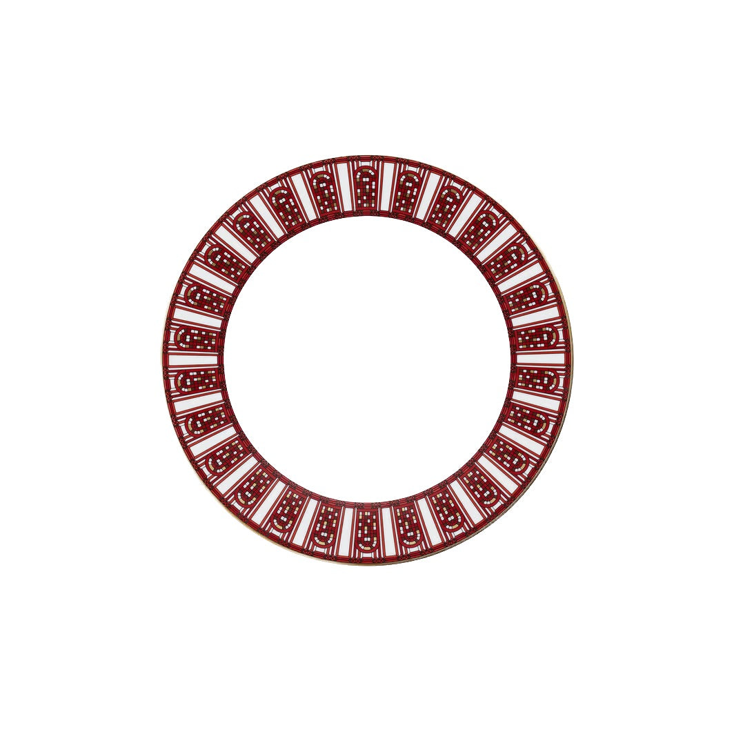 Baccarat Arcadia Red Dessert Plates, Set of 2