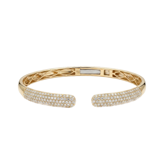 Open Hinged Diamond Bracelet