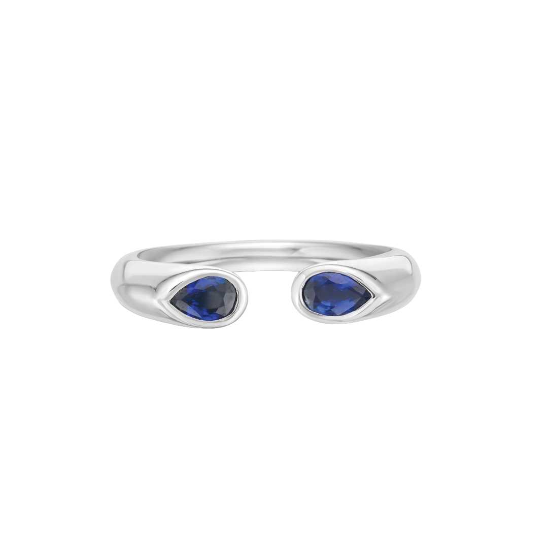 Blue Sapphire Stackable Ring
