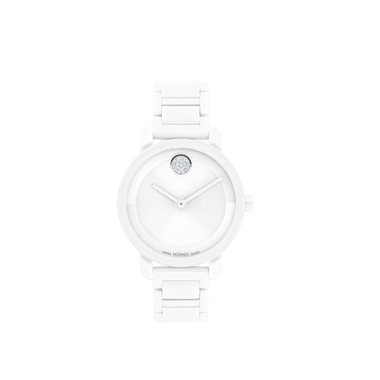 34mm Bold Evolution 2.0 White Ceramic Watch