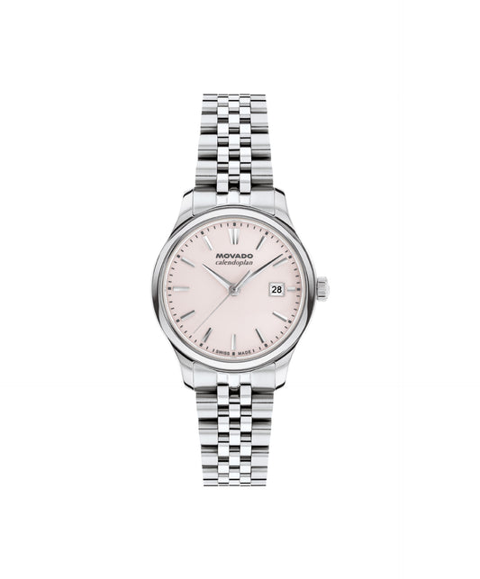 Heritage Series Calendoplan 27mm With Light Pink Dial
