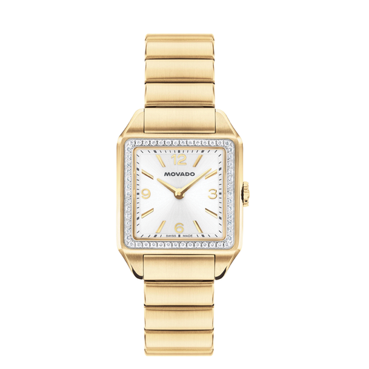 Heritage 1917 Watch with Silver-White Dial and Diamonds