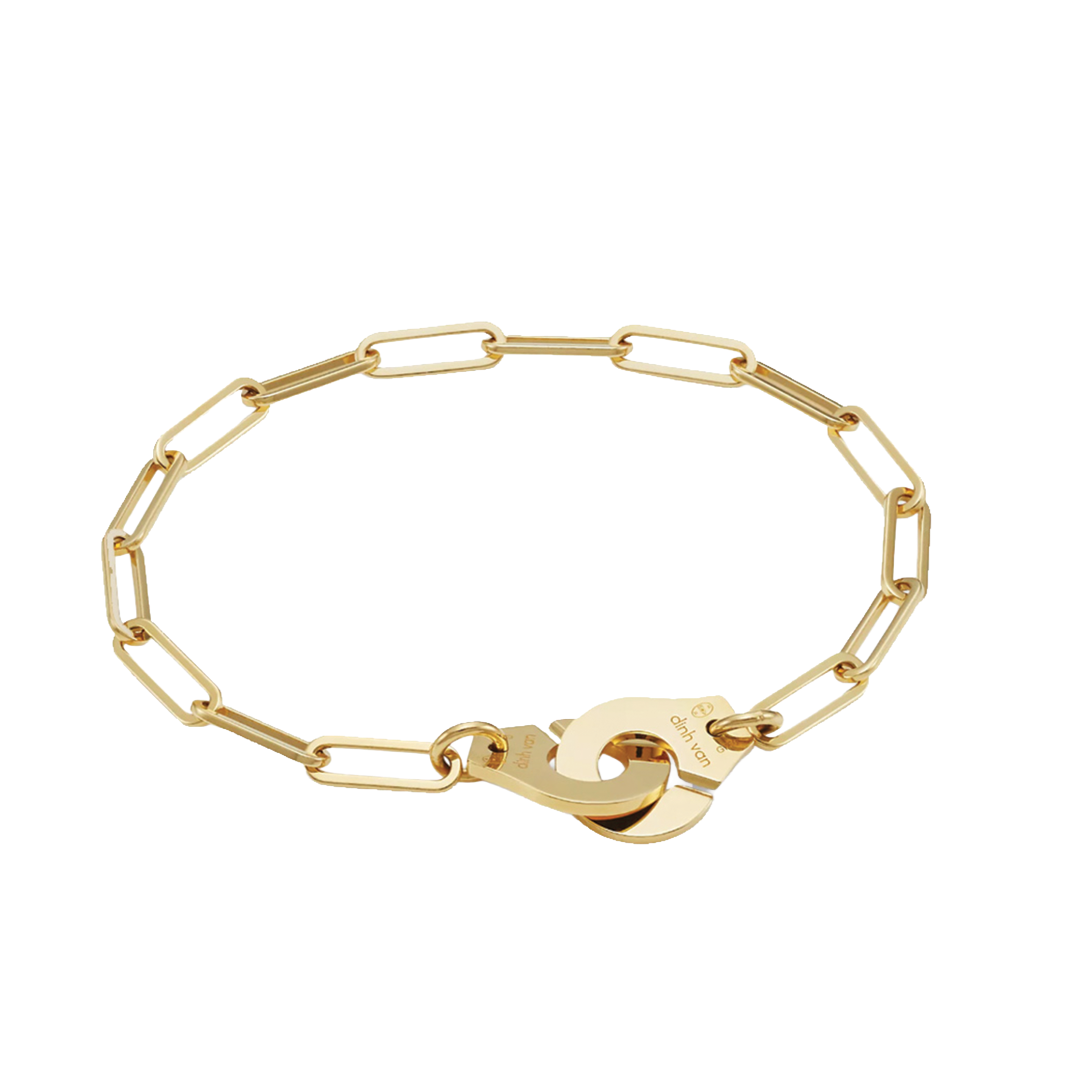 Menottes R12 Gold Bracelet