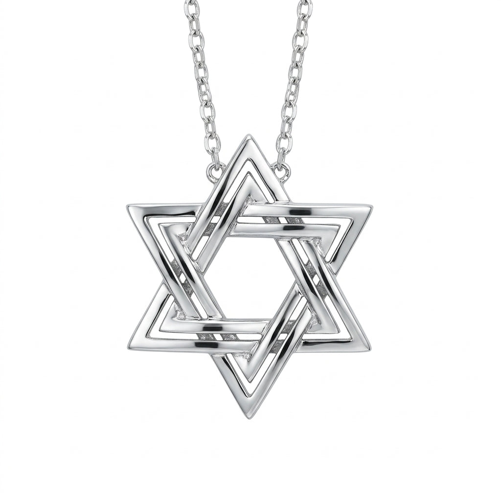 Star of David Diamond Necklace