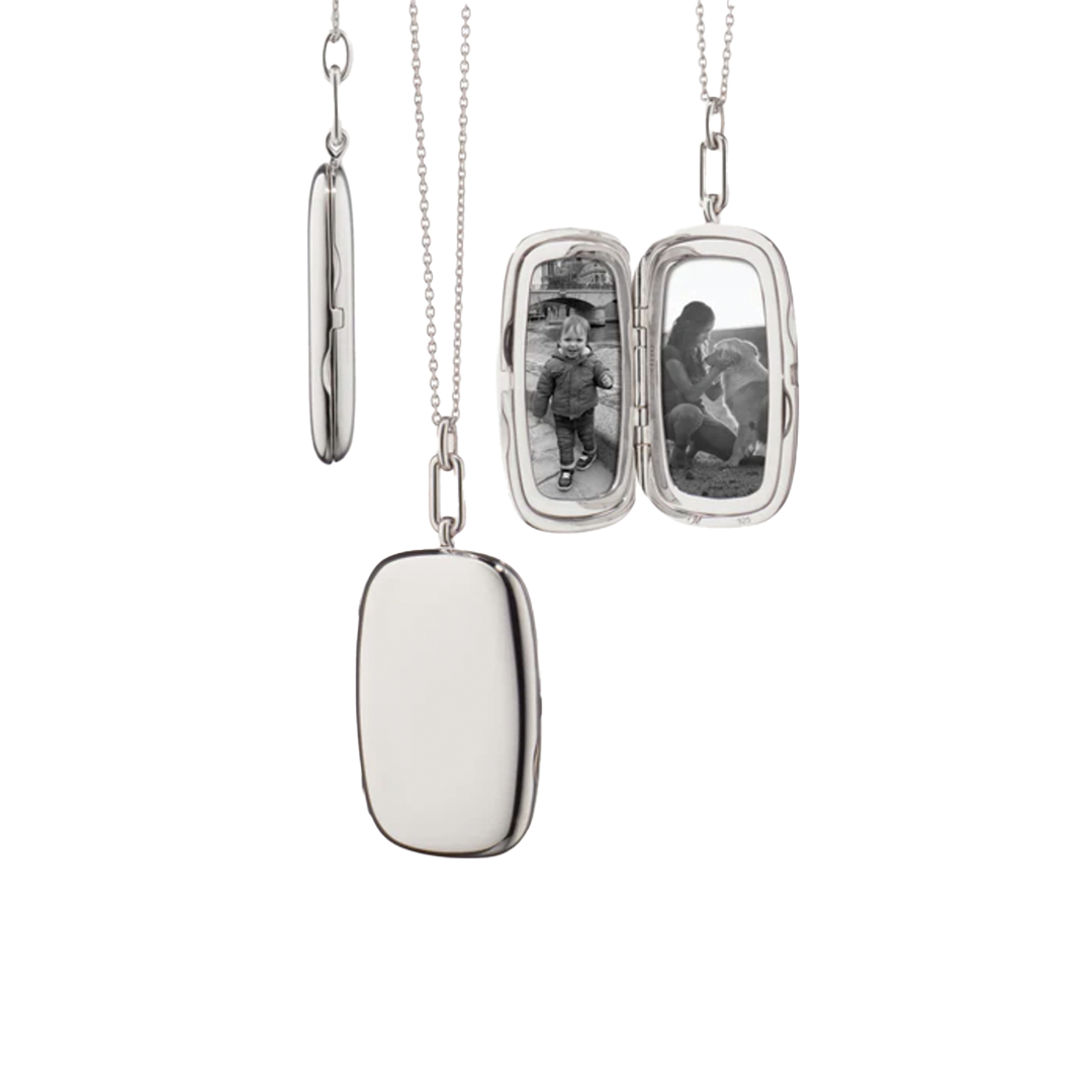 Sterling Silver 'Finn' Locket Necklace