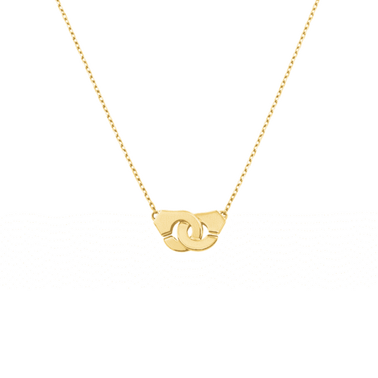 Small Menottes R8 Chain Necklace in 18k Yellow Gold