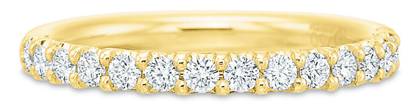 1/2 Diamond Prong Set Band in Gold