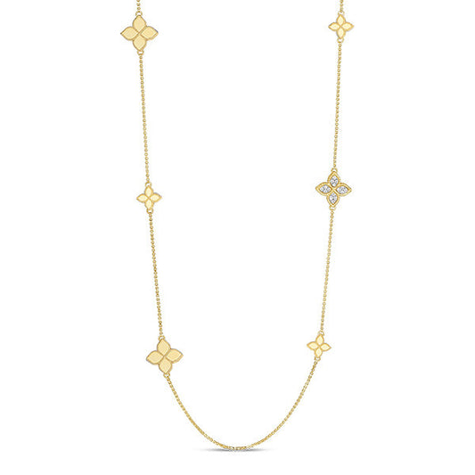 Princess Flower Station Necklace