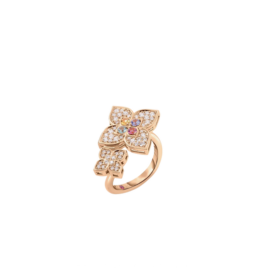 Venetian Princess Carnival Open Double Flower Ring
