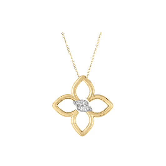 Cialoma Diamond Pendant in Yellow Gold