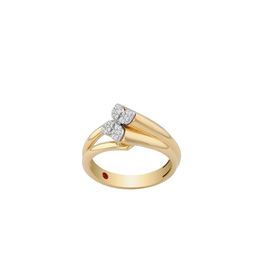 Love in Verona Double Wrap Ring with Diamonds