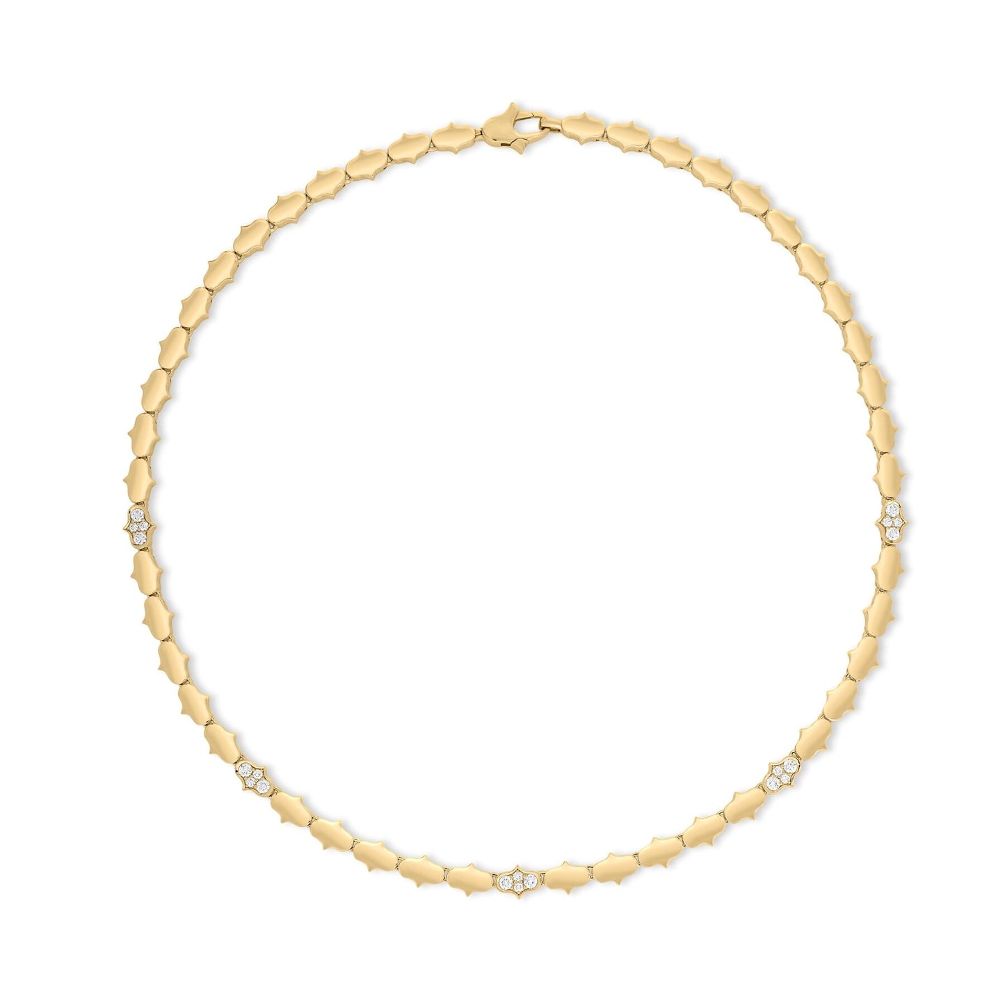 Cobra Diamond Collar Necklace