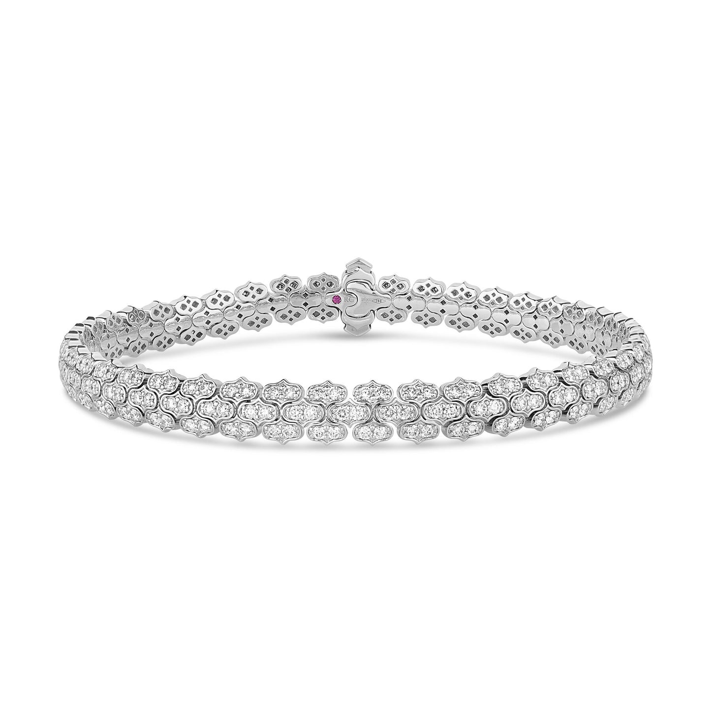Cobra Narrow Pave Diamond Bracelet