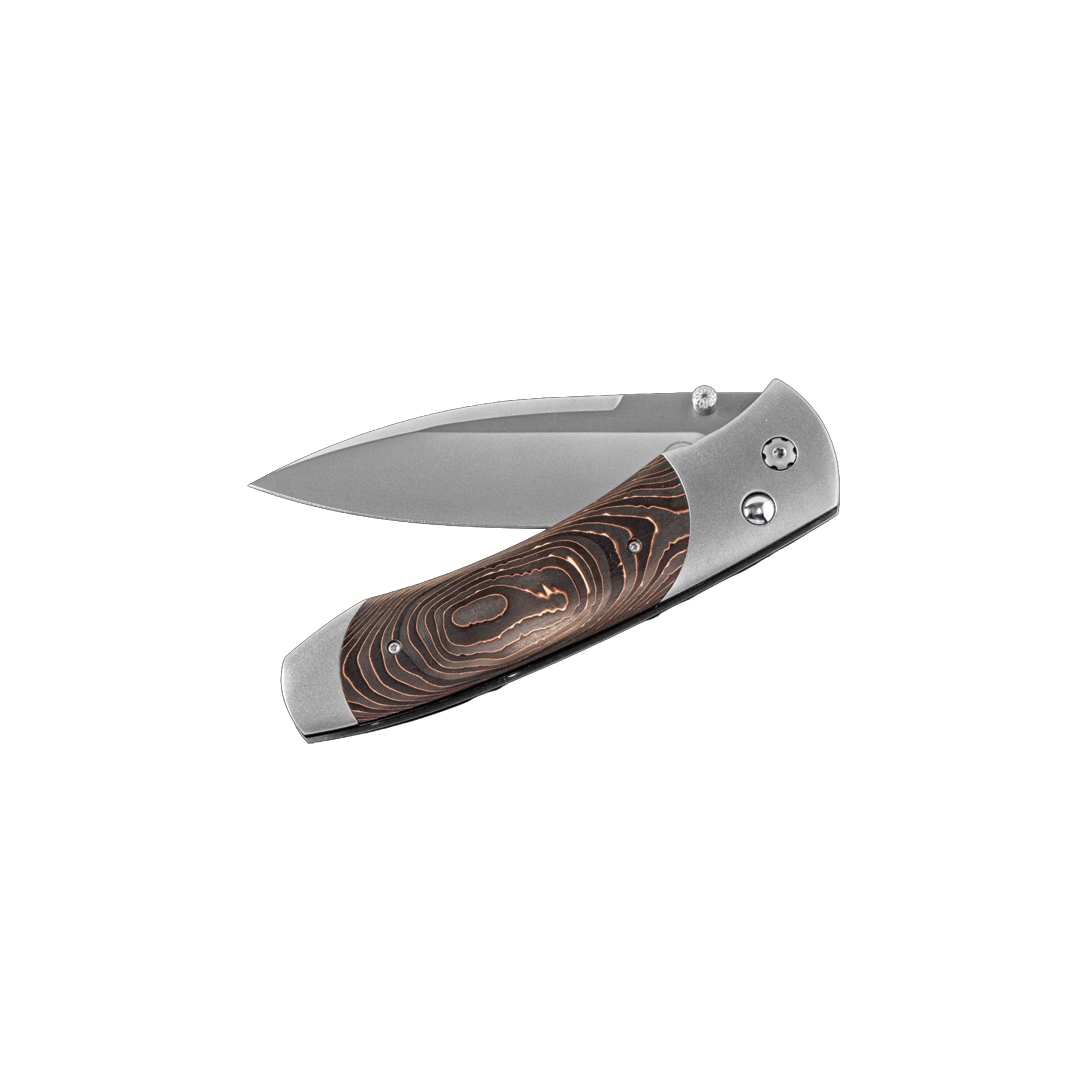 Copper Swirl Folding Knife