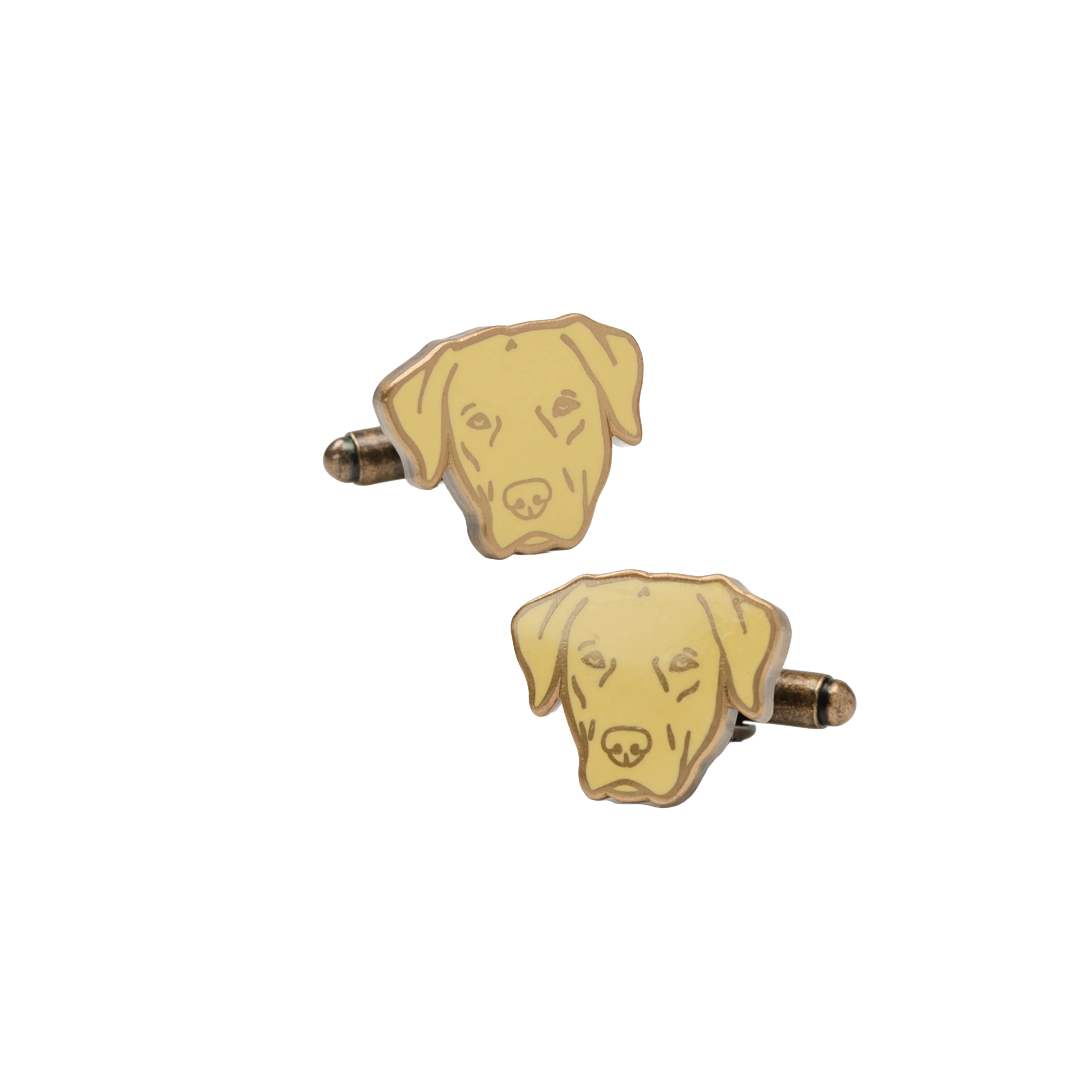 Yellow Labrador Cufflinks