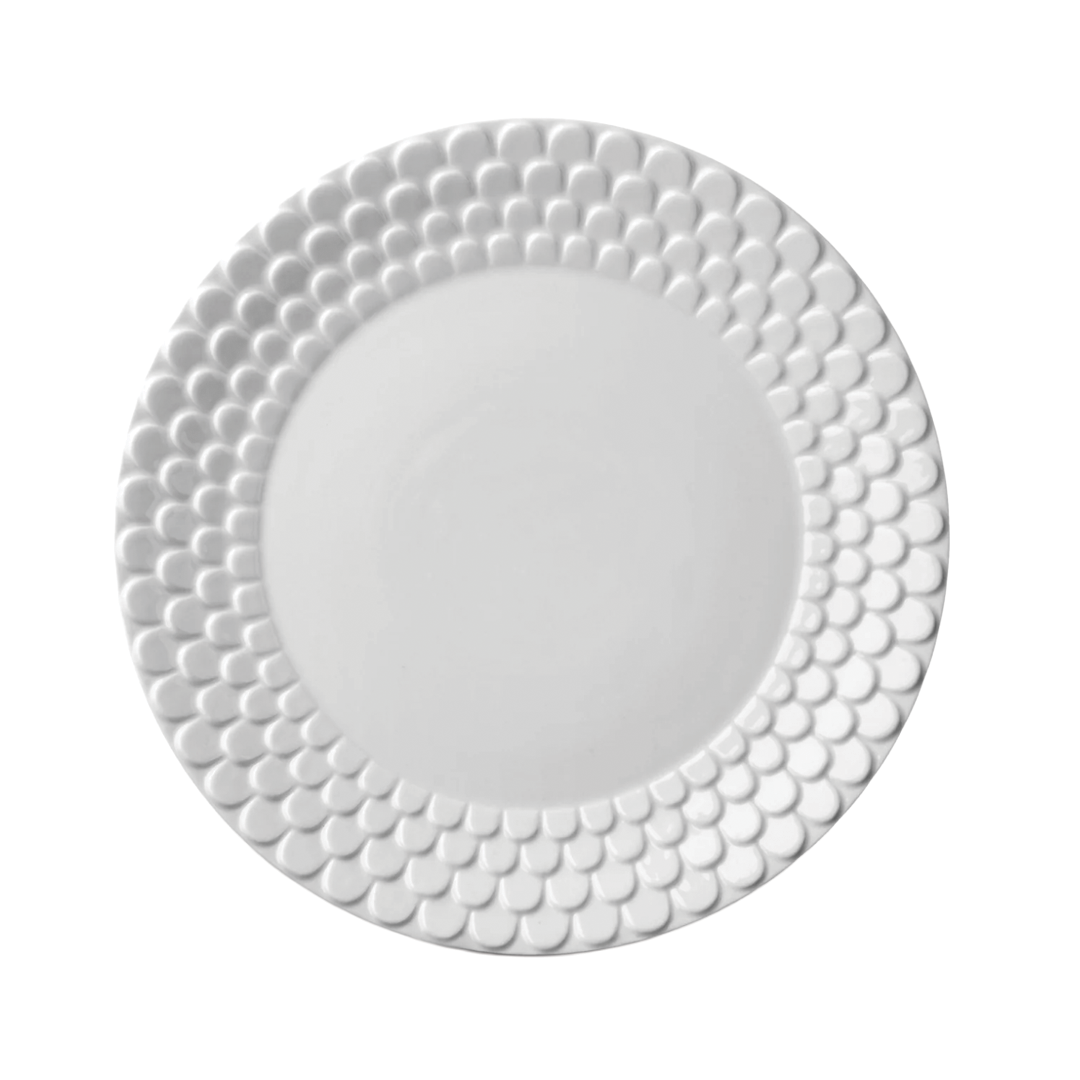 L'Objet Aegean White Dinner Plate